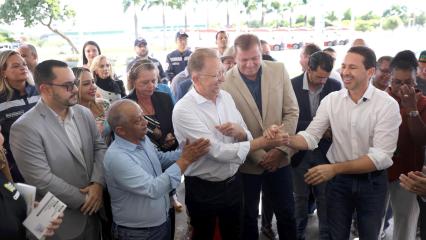 Aparecida de Goiânia recebe oito novas ambulâncias para o SAMU