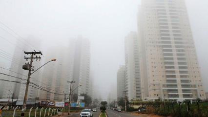 Goiânia e Aparecida de Goiânia registram neblina intensa nesta quinta-feira (27/03)