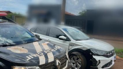 Homem é preso por violência psicológica contra mulher e por bater seu carro