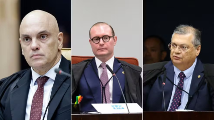O STF decidiu manter Alexandre de Moraes, Flávio Dino e Cristiano Zanin envolvidos no julgamento da tentativa de golpe
